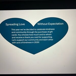 For love and community